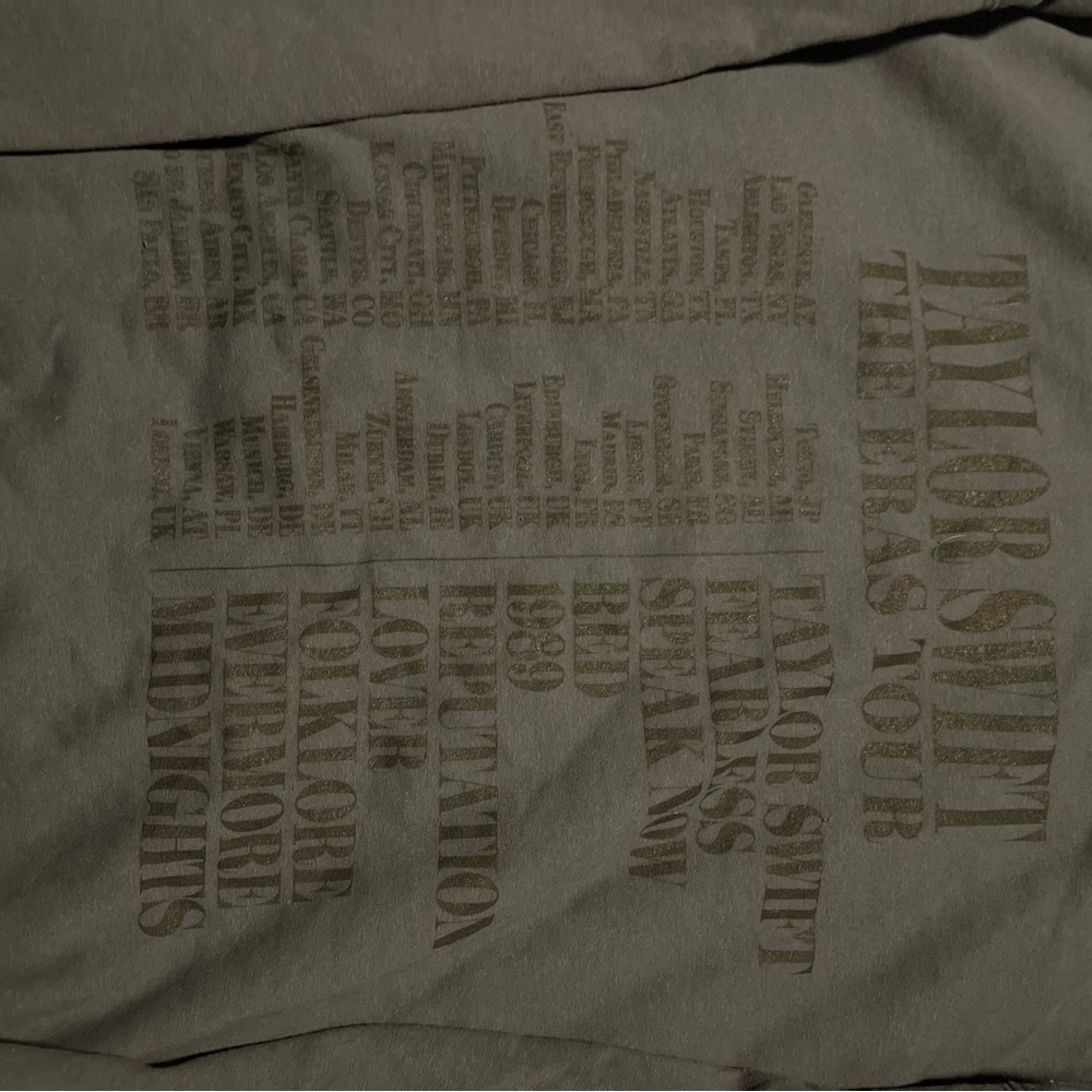 Taylor swift blue crewneck from eras tour.